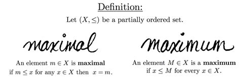 what are the maximals|maximum definition math.